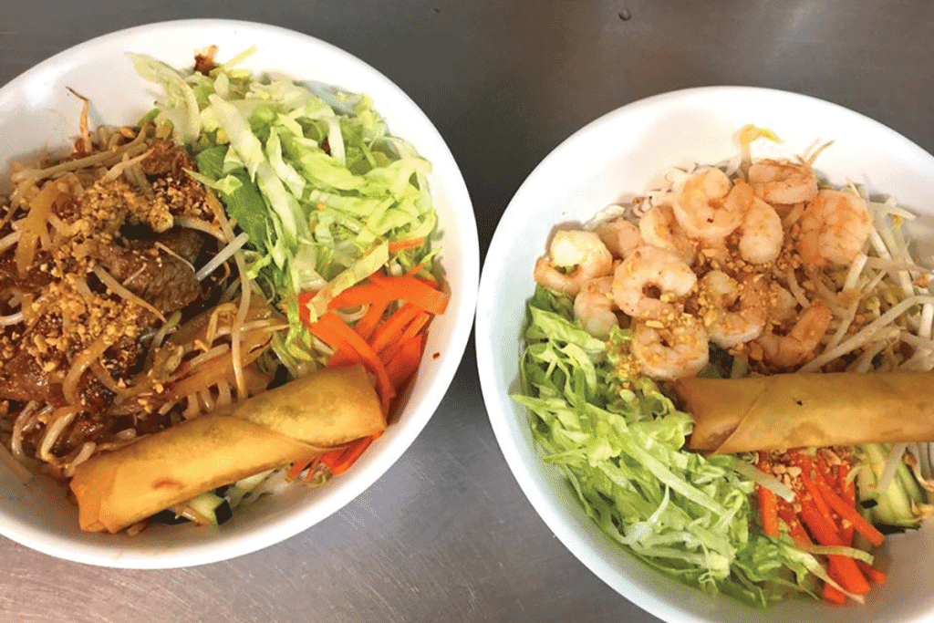 Missouri.|Papaya Salad From Myanmar Kitchen|Spread Of Brunch Items From Sage Cafe|Spinach Egg Bites Cooling On A Wire Rack From Sage Cafe|Steak Fajitas From El Poblano Grill And Cantina800x1000|Tajin Rimmed Drinks From El Poblano Grill And Cantina800x1000|a collection of brightly colored sodas from Sipz Sodas|Banh Mi Sandwich And Viet Coffee From Pho Quan Viet (1)|Pasta Dish From Endwell Taverna|Doner Kebabs from Dada Doner