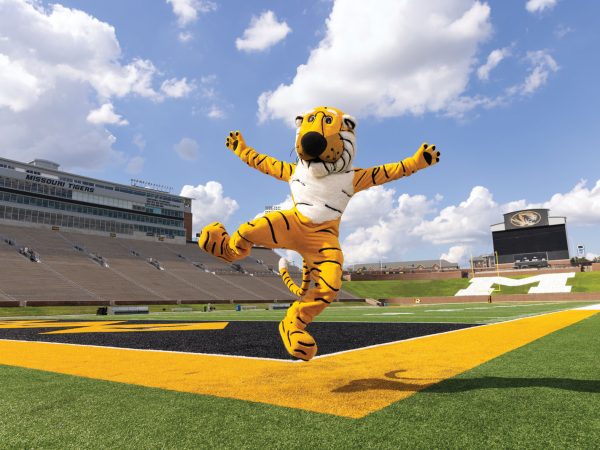 Truman-on-Faurot-Field-Kicking-Up-Heels