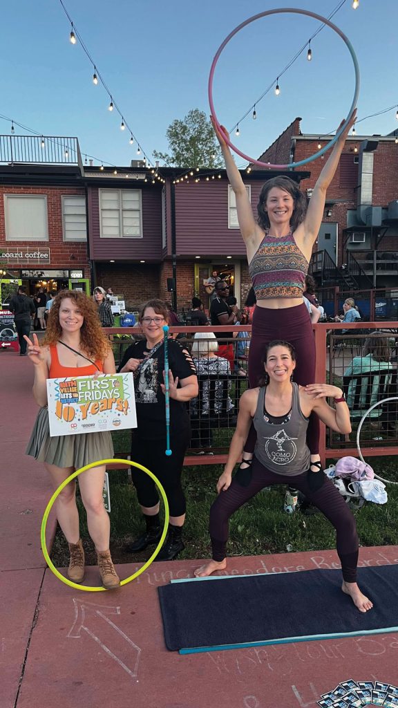 Acro Arts Performers At First Fridays Photo By Nikki Reese