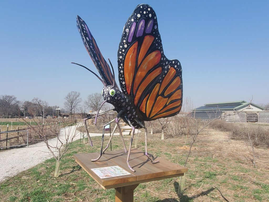 Ccua Agriculture Park Butterfly Sculpture