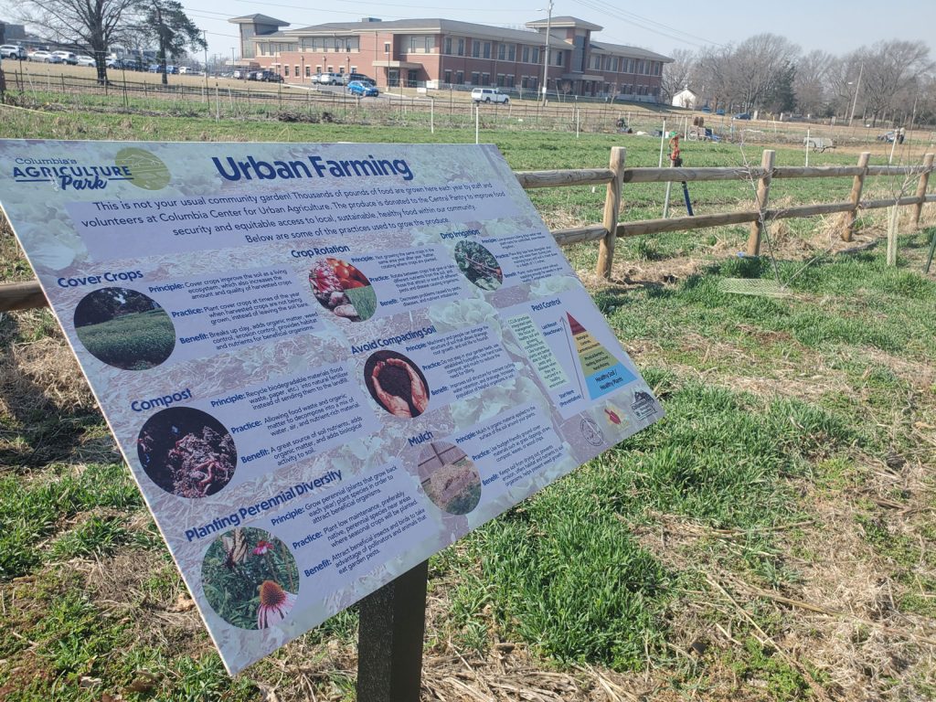 Ccua Agriculture Park Urban Farming Signage