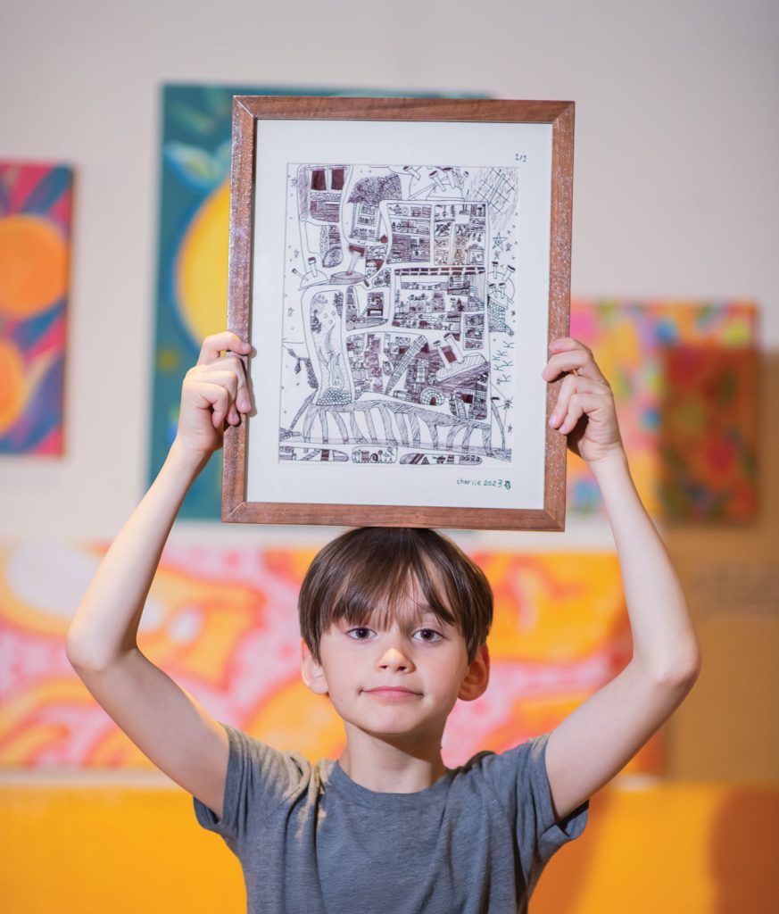 Charlie Bittle Artwork Displayed At Cafe Berlin