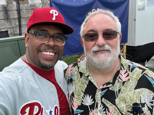 featured-christian-mcbridge-and-jon-poses-at-newport-jazz-fest
