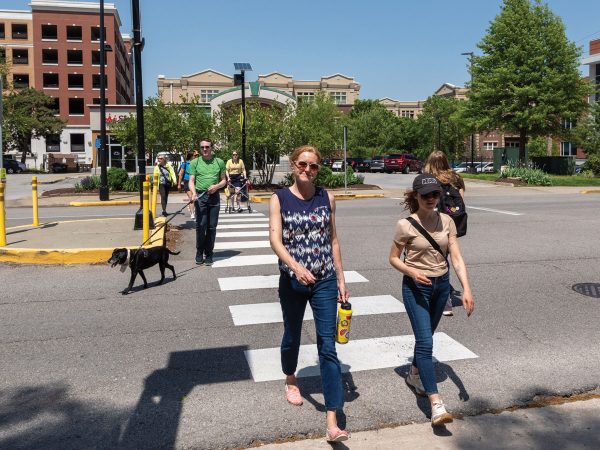 Featured Crosswalk Across Broadway Near The Broadway Hotel
