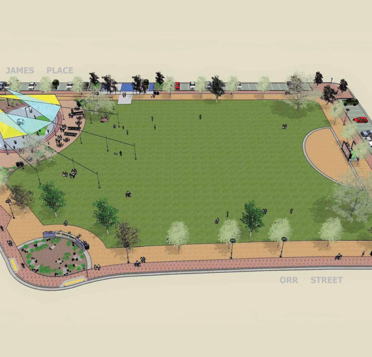 Featured Rendering For Orr Street Park