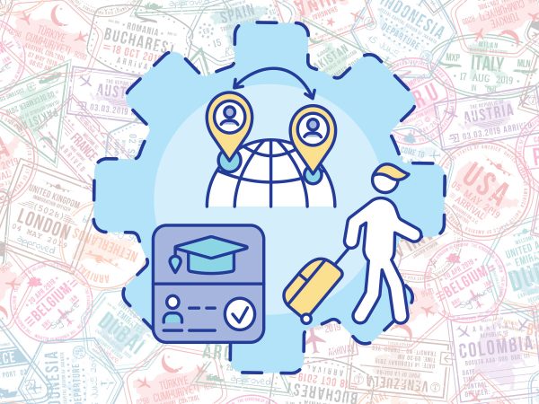illustrations-of-passport-stamp-collage-and-global-travel