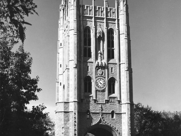 1925-1926 (Courtesy of University of Missouri)|black and white historical image of Construction of Memorial Union