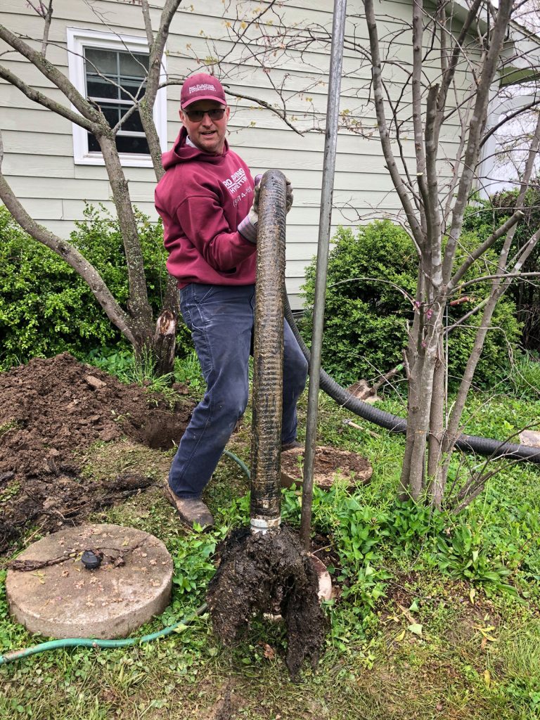 John Martin Of Pro Pumping Hydrojetting Posing On The Job 
