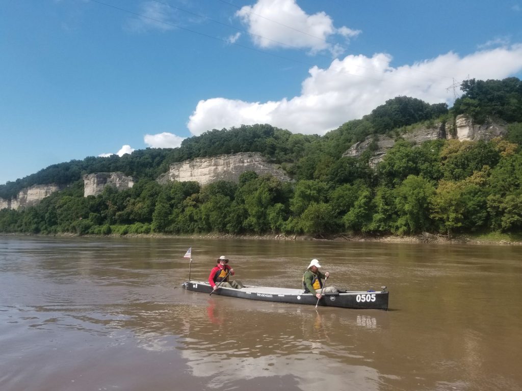 Mr 340 Participants Paddle By Bluffs Steve Schnarr