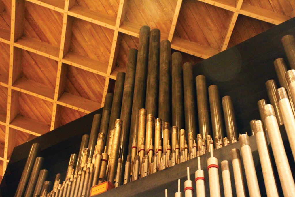 Organ Pipes At Firestone Baars Chapel