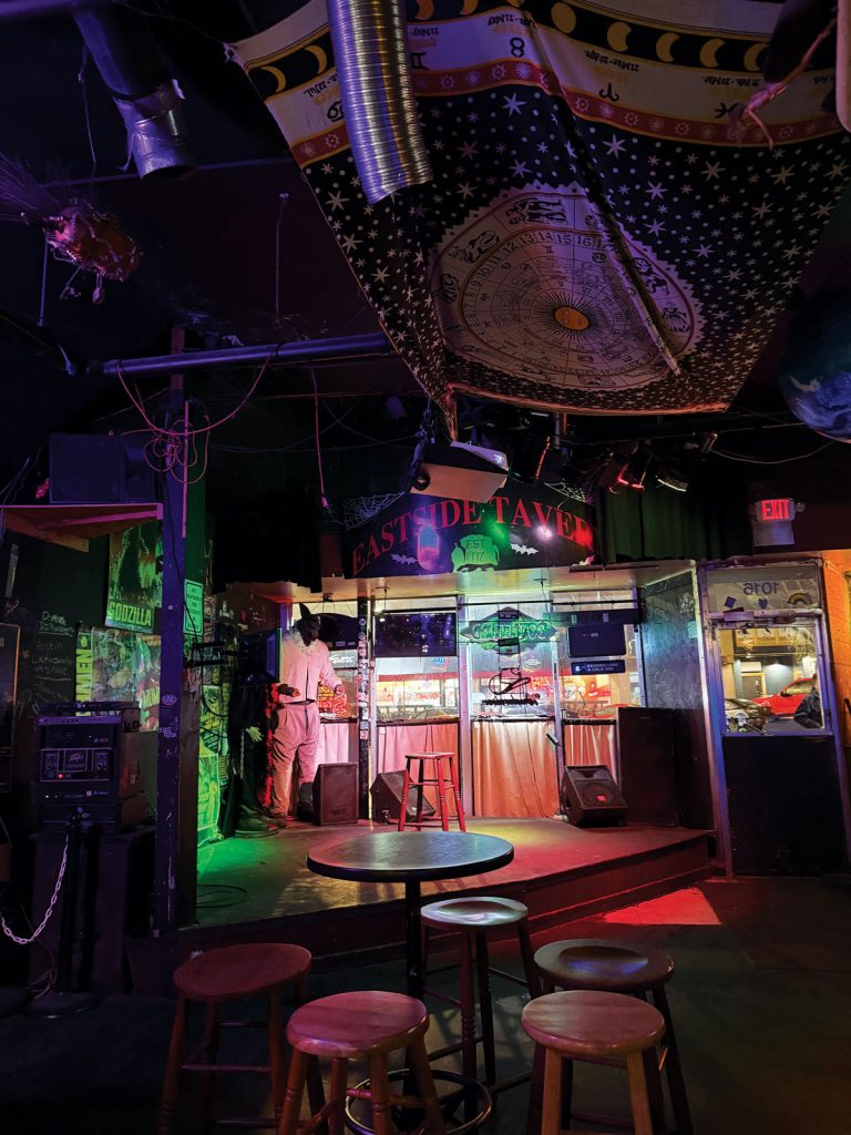 Stage For Karaoke At Eastside Tavern
