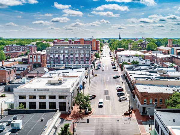 ariel-view-of-downtown-columbia-along-broadway-looking-east