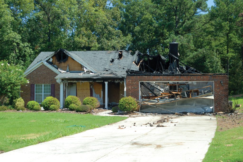 residential-home-with-fire-damage
