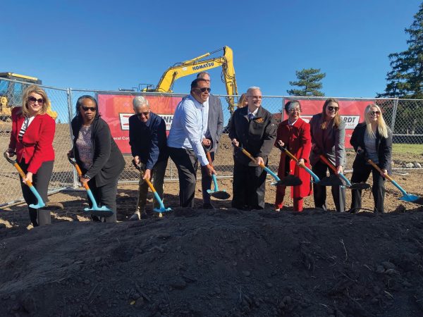 Mayor Buffaloe at the groundbreaking ceremony for the Behavioral Health Crisis Center