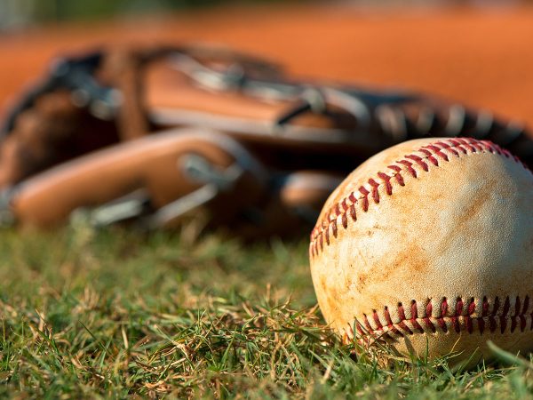 Baseball Mitt Glove with Ball